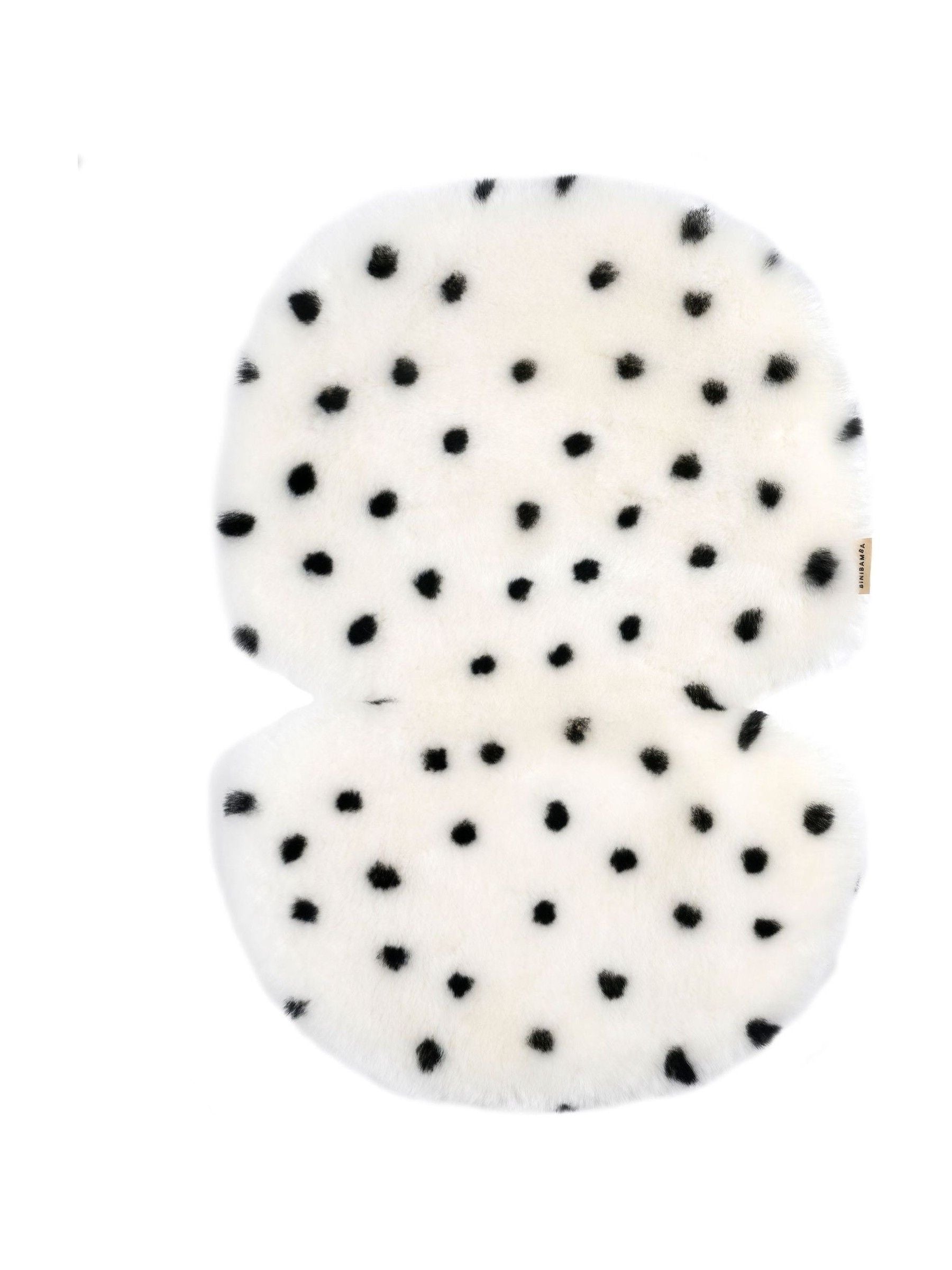 BINIBAMBA Dalmatian Sheepskin Snuggler Luxury Pram Liner