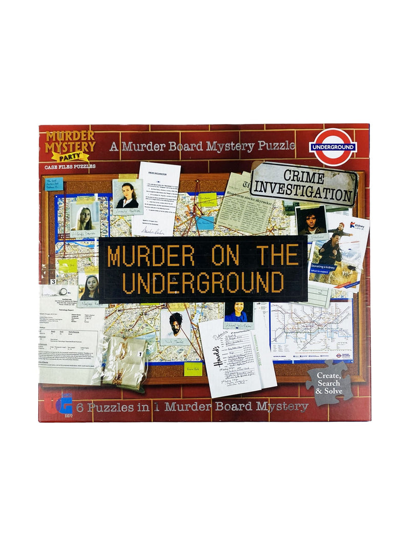 University Games murder mystery puzzle 750 pieces, UK version