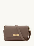 Apatchy Mink Maisie Midi Leather Bag black - British product