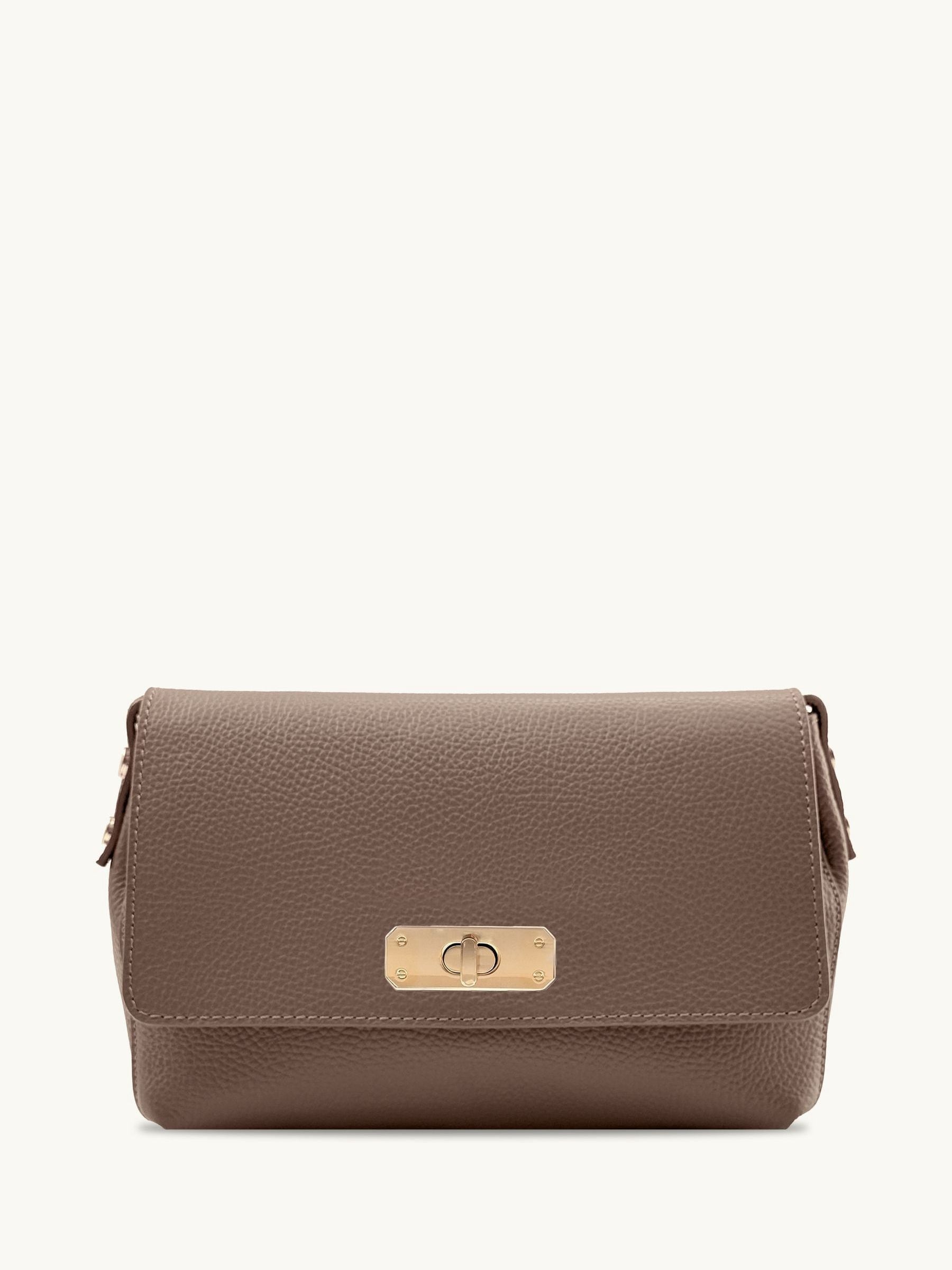 Apatchy Mink Maisie Midi Leather Bag black - British product