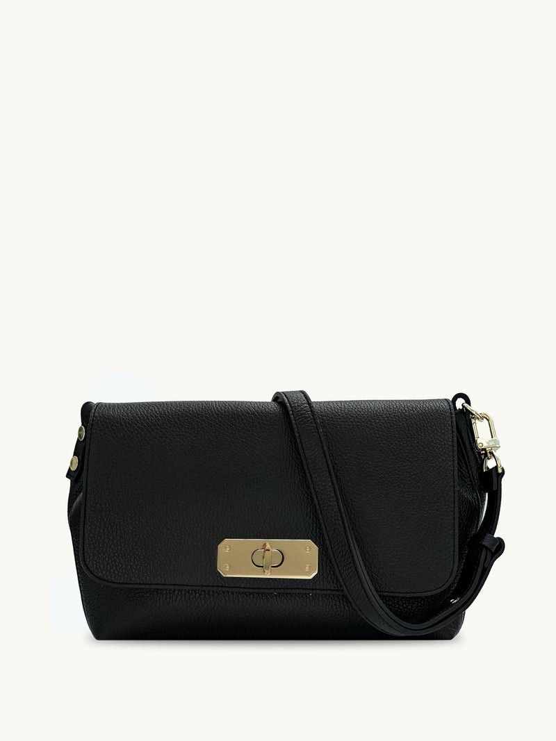 Apatchy Black The Maisie Maxi Leather Bag