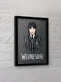 Pyramid International Wednesday Season 2 framed print - British product