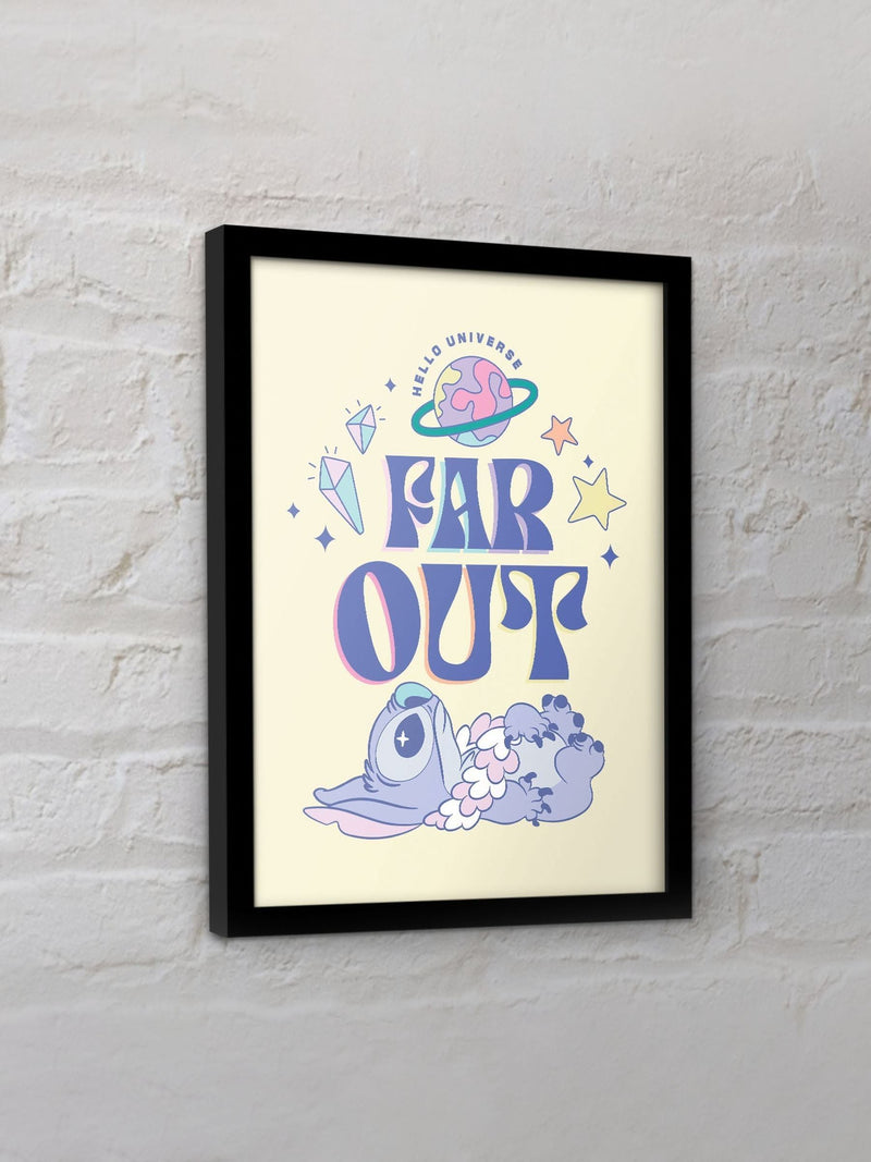 Pyramid International Stitch Far Out framed print 45cm high (British brand)