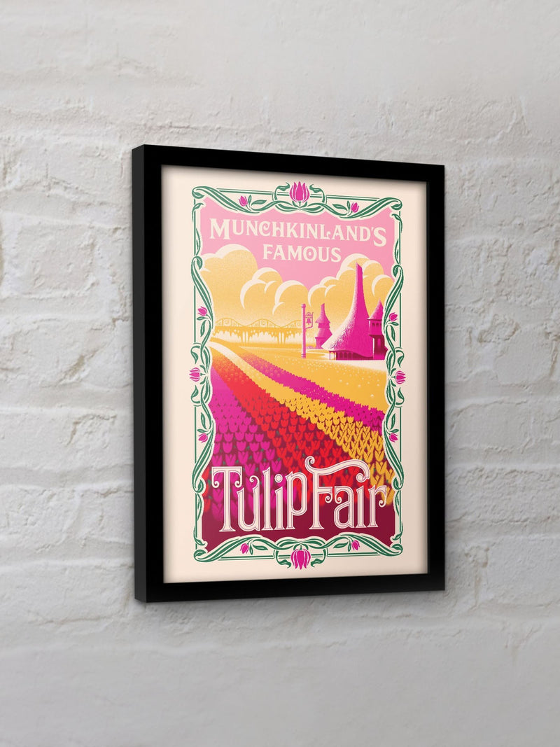 Pyramid International Wicked Munchkinland framed print 45x35cm - British product