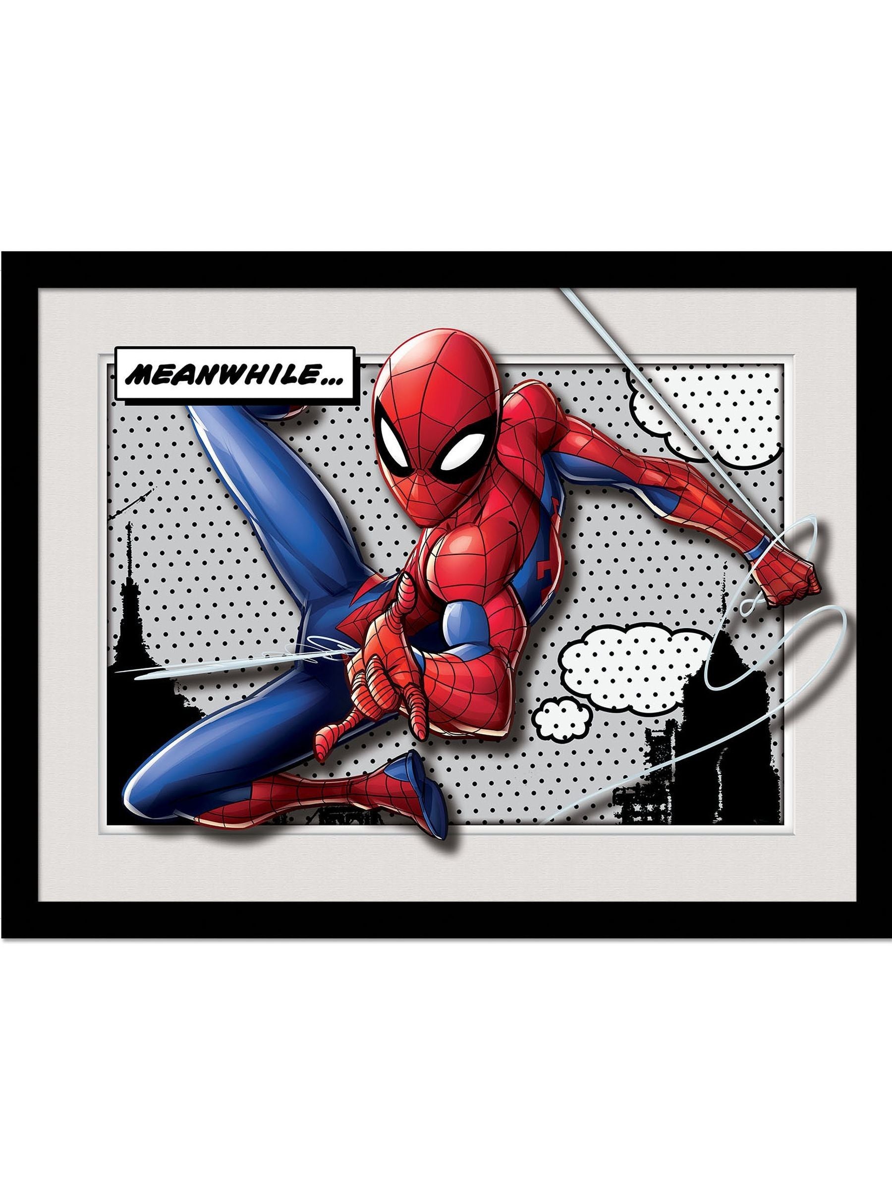 Pyramid International Spider-Man framed print collector edition, imported from the UK