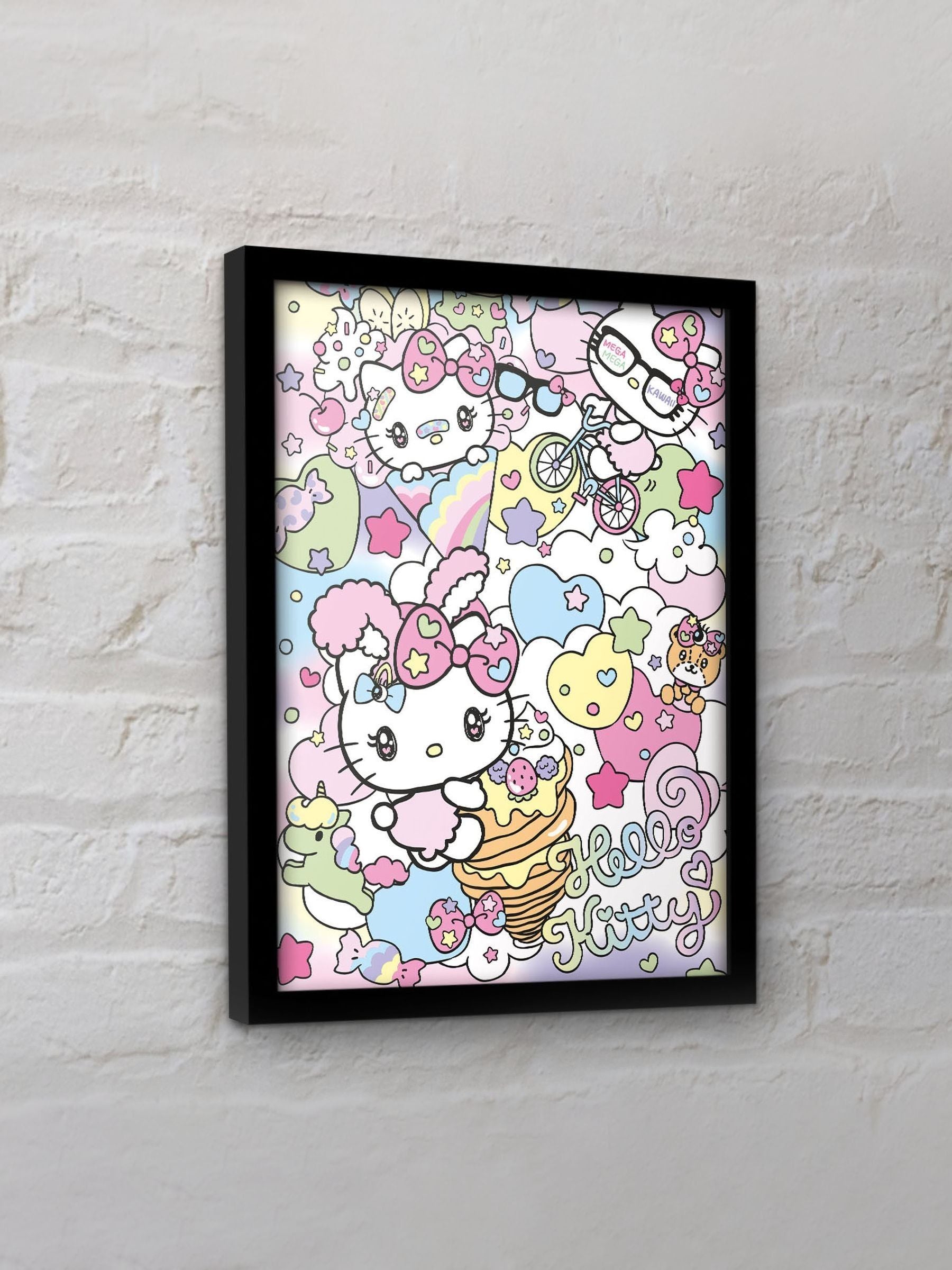 Pyramid International Hello Kitty Harajuko framed print - British product