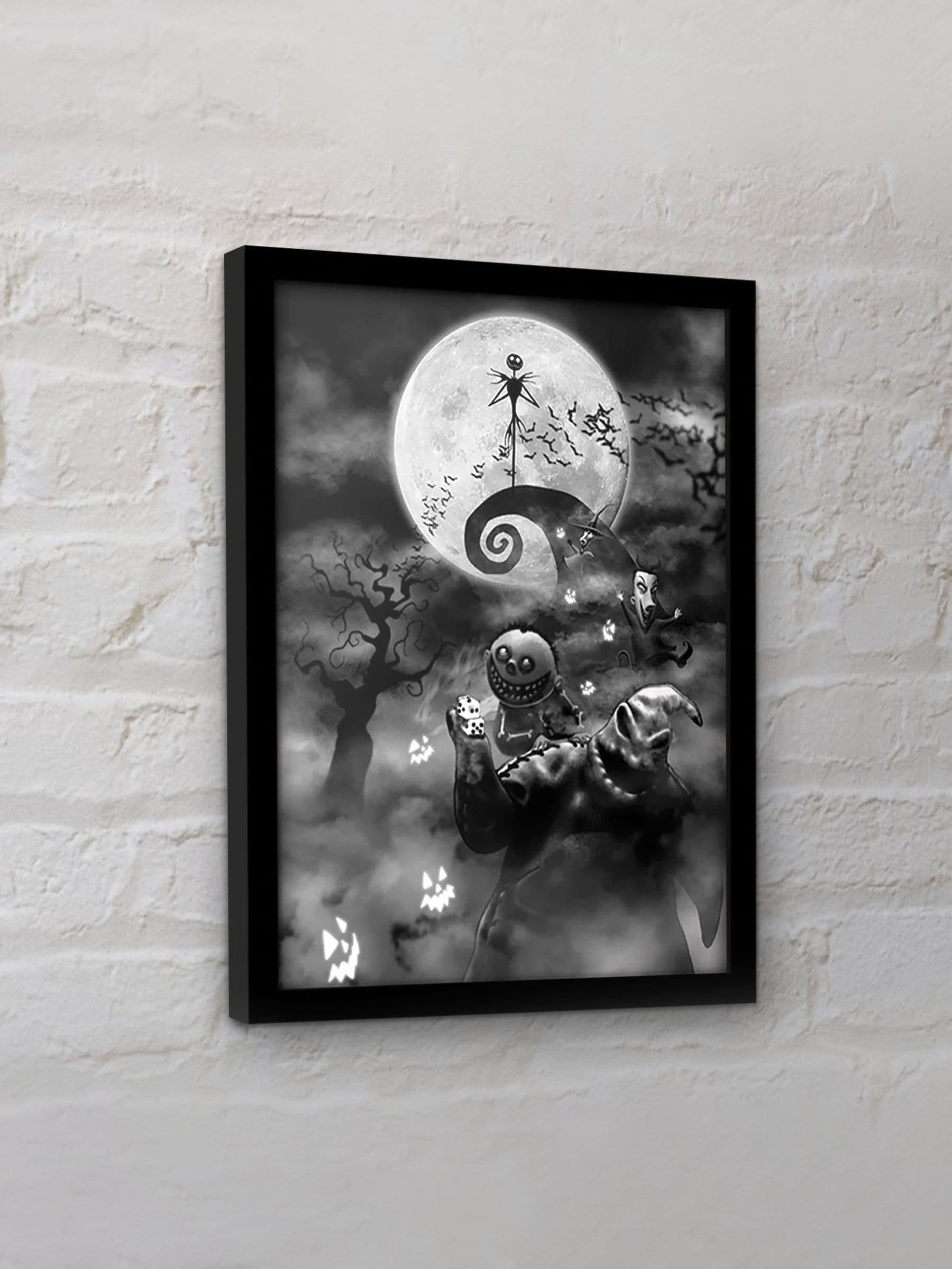 Pyramid International Oogie Boogie Trouble wall art framed print (British brand)