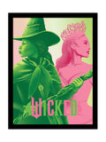 Pyramid International Wicked Elphaba Glinda framed collector print 45cm - British product