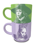 Pyramid International green Wicked stackable mug set 12cm (British brand)