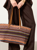 FatFace Evalie multi woven tote bag (British brand)
