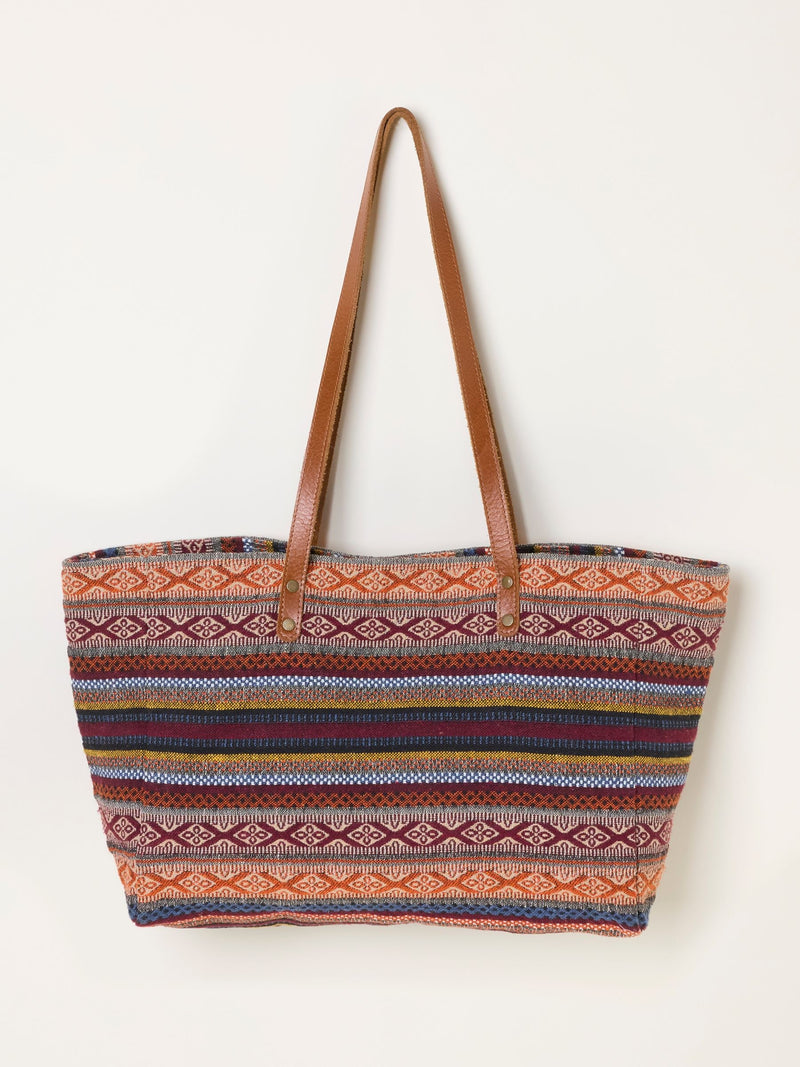 FatFace Evalie multi woven tote bag (British brand)