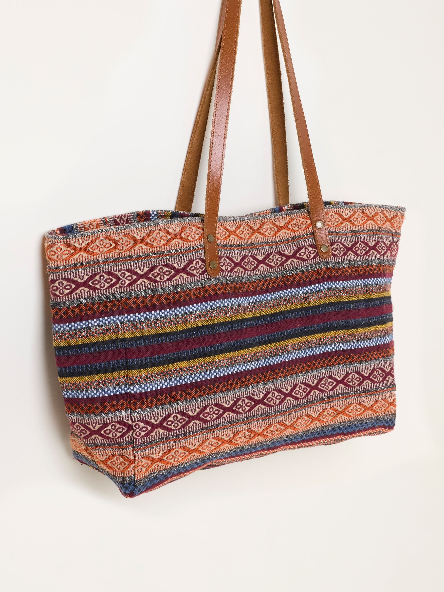 FatFace Evalie multi woven tote bag (British brand)