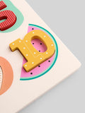 JoJo Maman Bébé fruit number wooden puzzle (British brand)