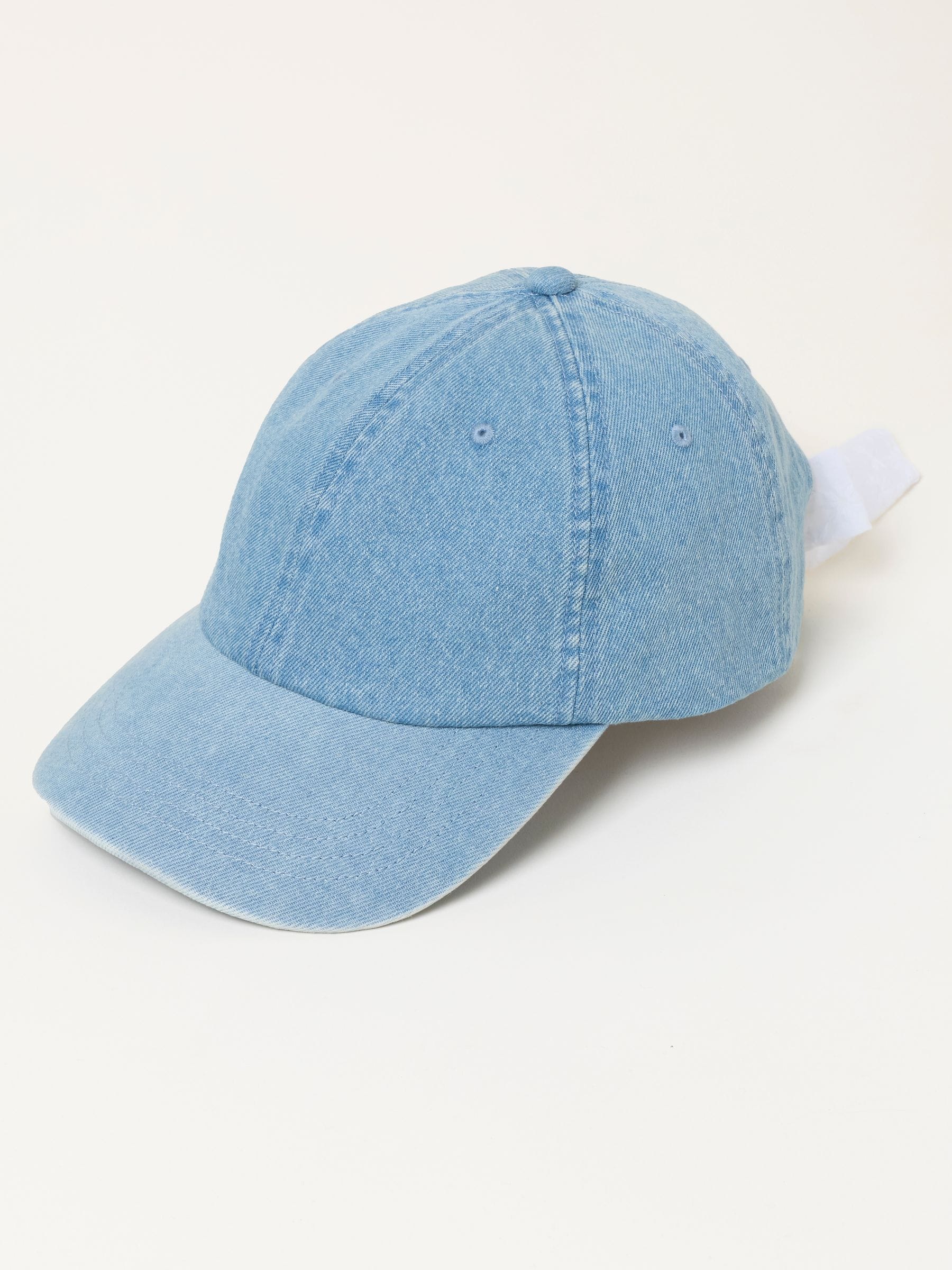 FatFace Denim Bow Tie Cap, UK version