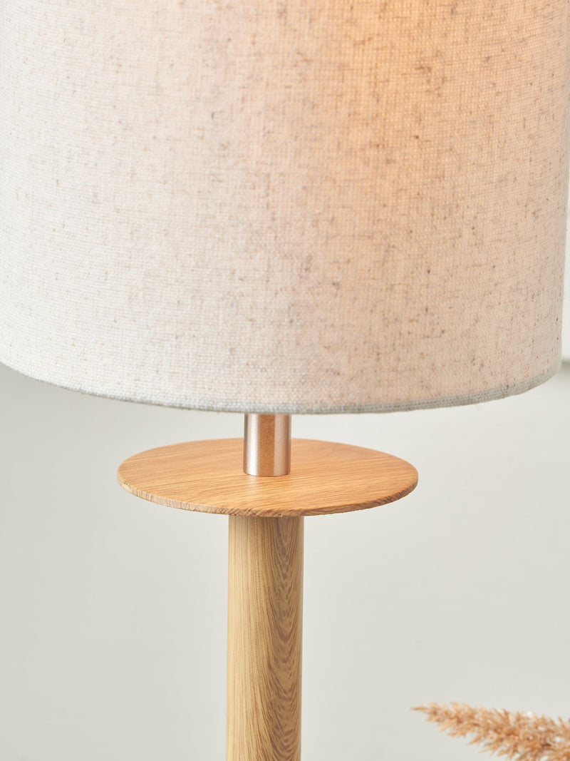Pacific Natural Bonham table lamp 68cm (British brand)