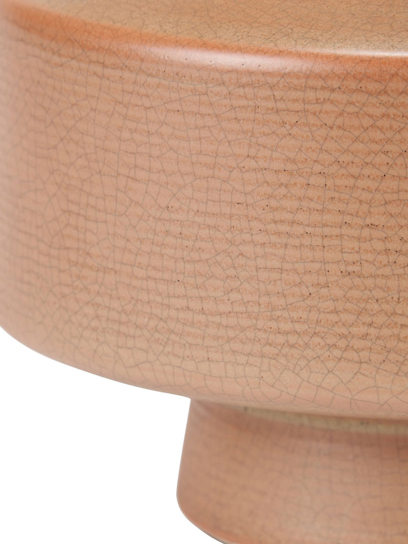 Pacific Elure crackle effect table lamp cinnamon, UK version