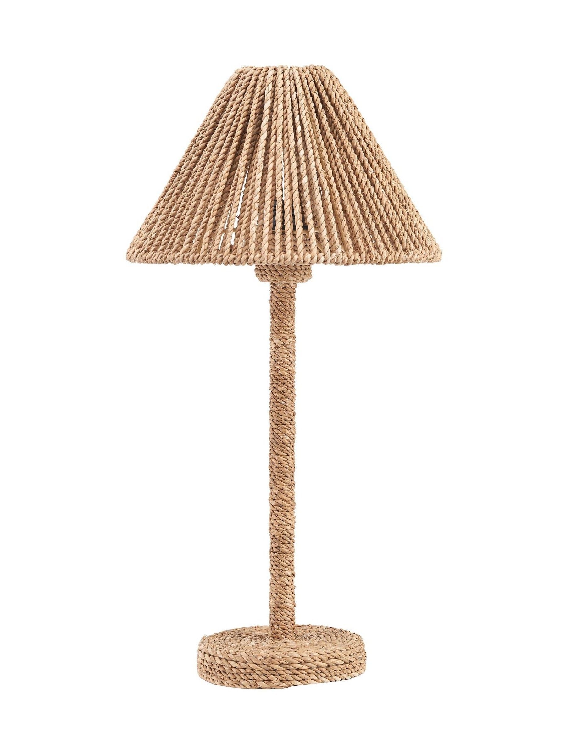 Pacific Natural Leif Jute Rope table lamp, imported from the UK
