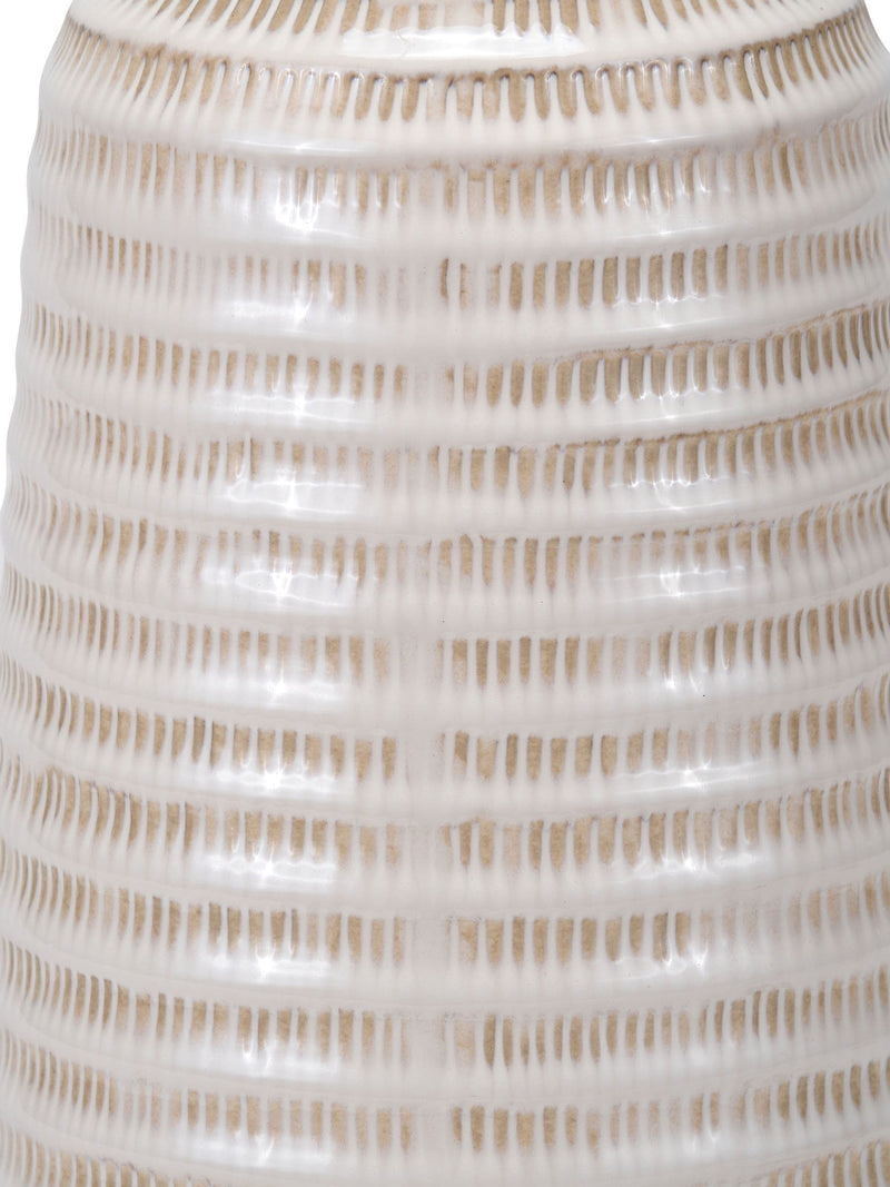 Table lamp Nya scratch effect ceramic 61cm, imported from the UK