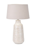 Table lamp Nya scratch effect ceramic 61cm, imported from the UK