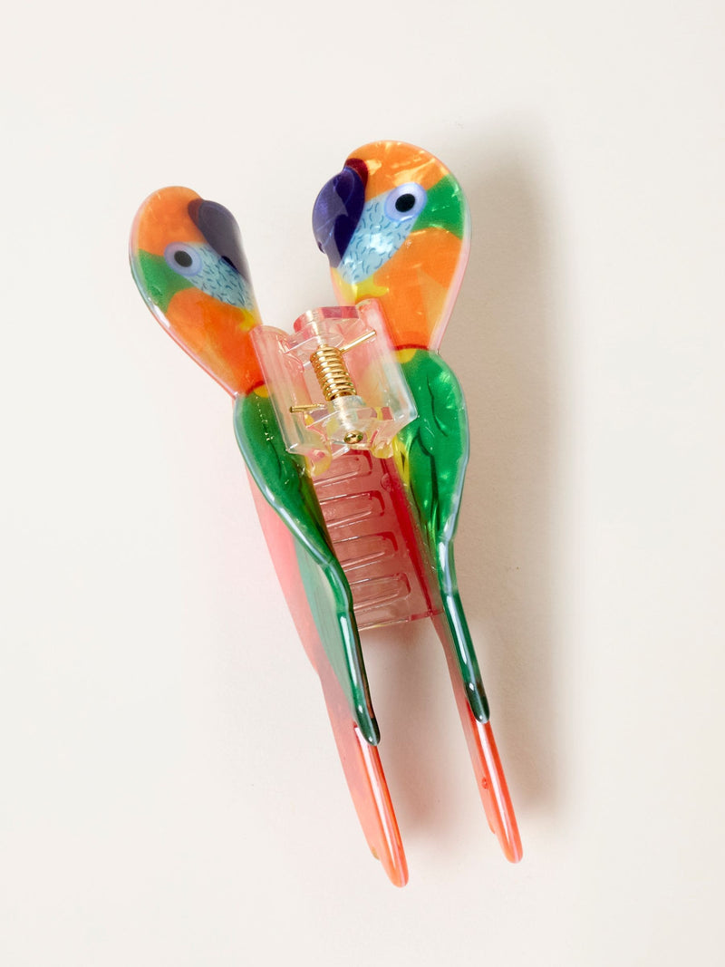 FatFace Red Parrot Claw Clip - British product