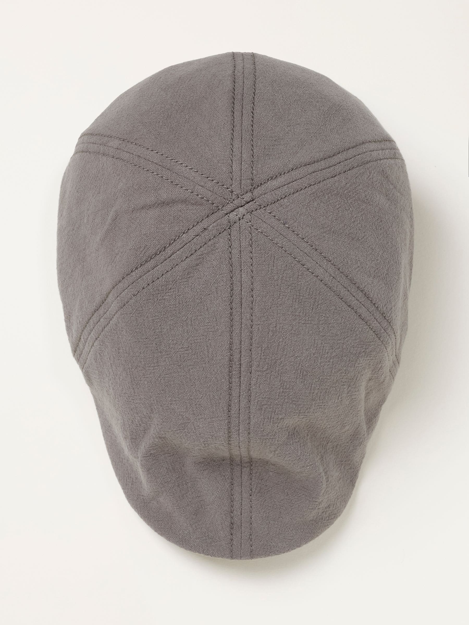 FatFace grey textured duckbill hat, imported from the UK
