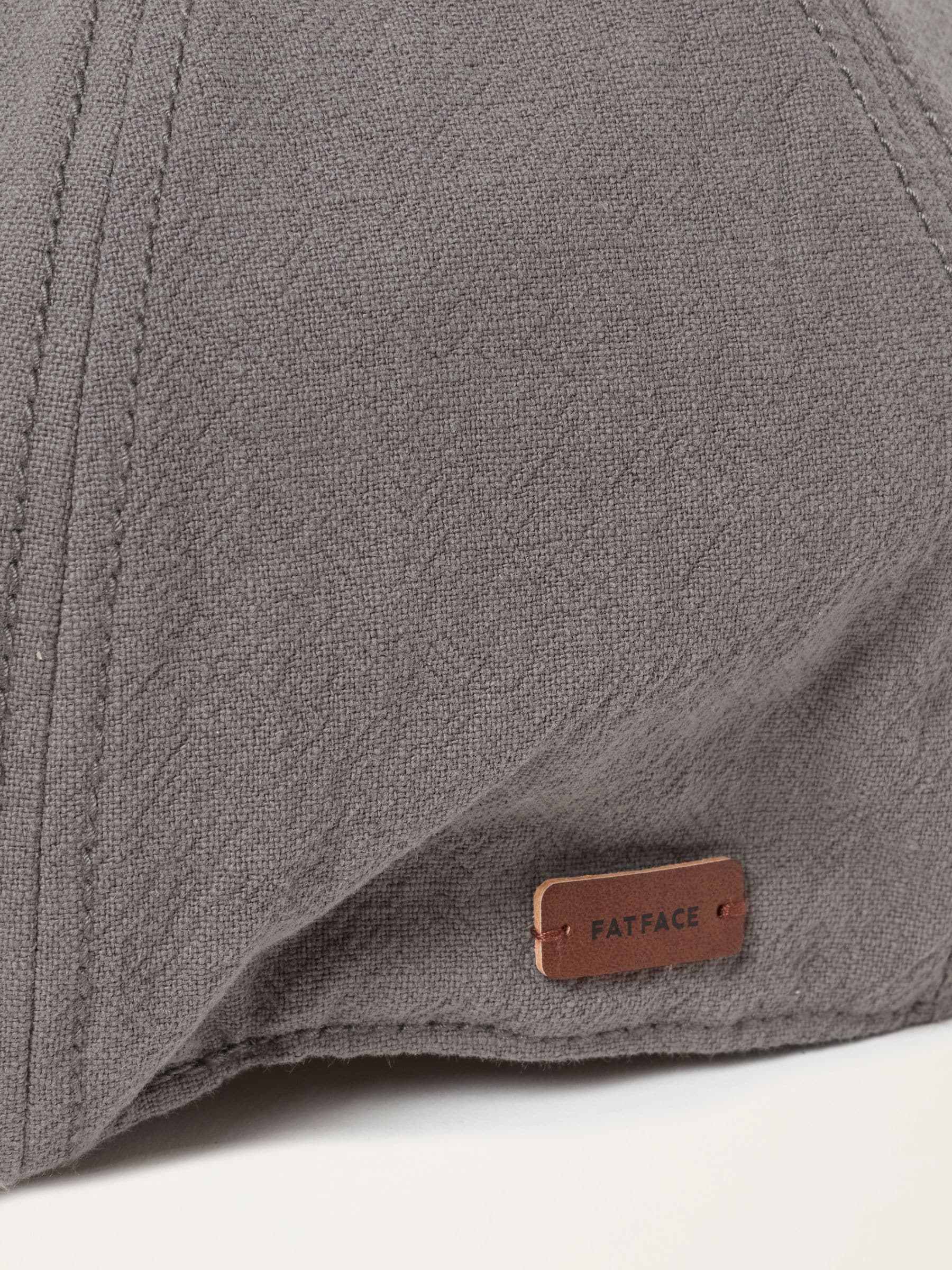 FatFace grey textured duckbill hat, imported from the UK