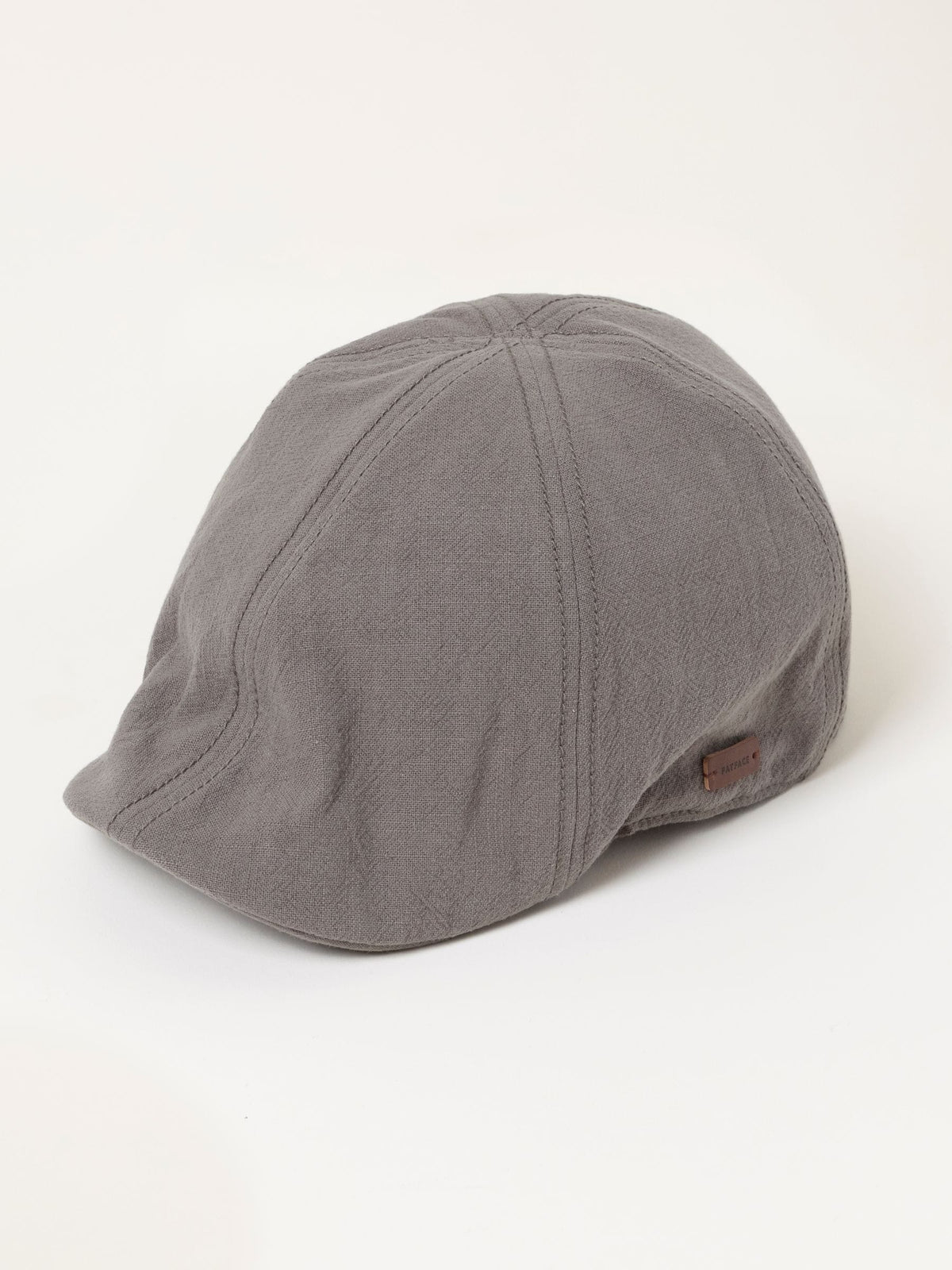 FatFace grey textured duckbill hat, imported from the UK