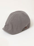 FatFace grey textured duckbill hat, imported from the UK
