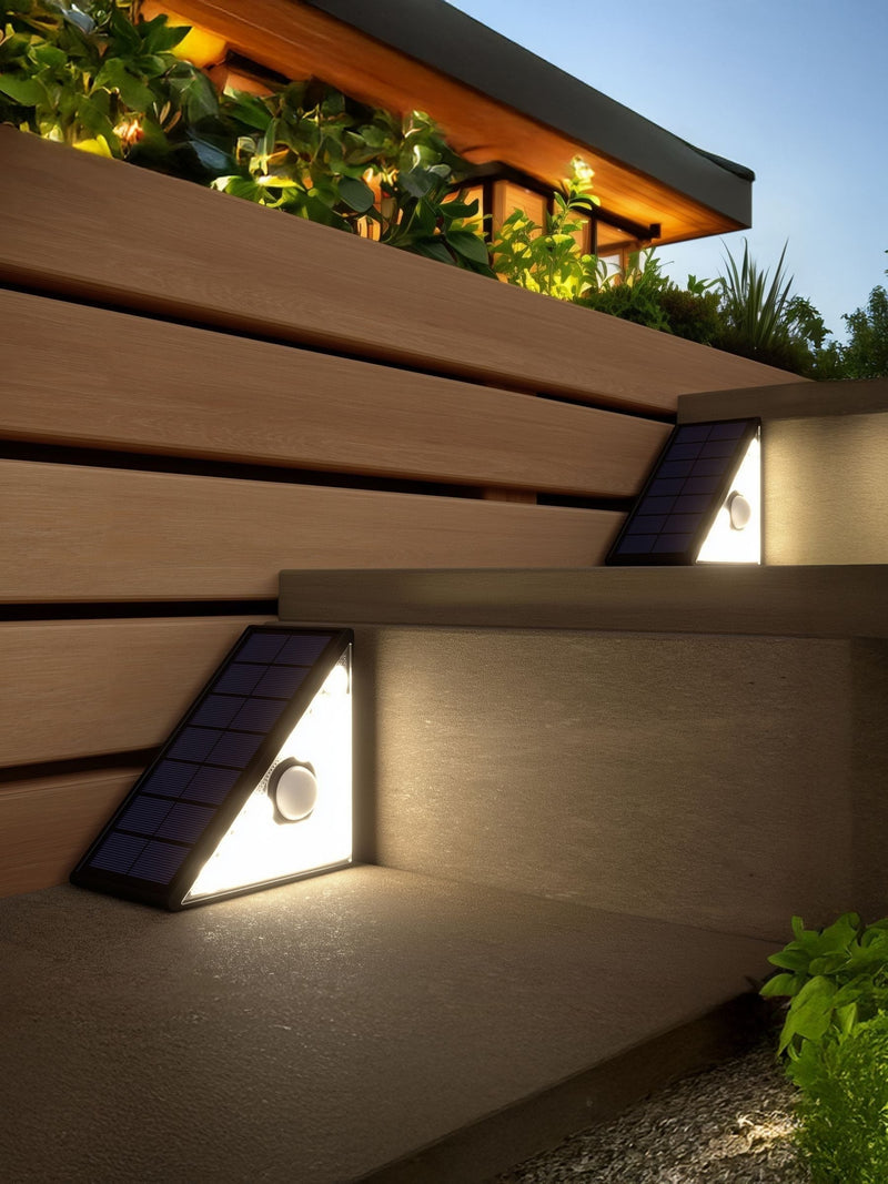 Solar Centre Pennine solar step lights white 2-pack - British product