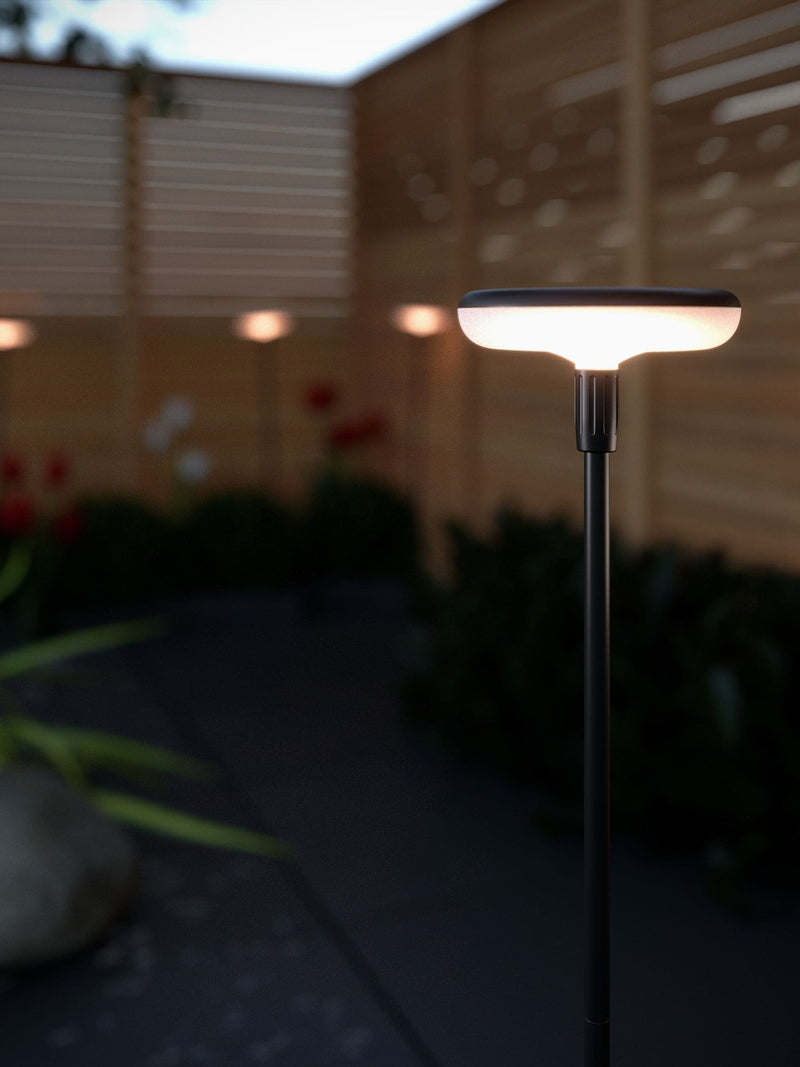 Solar Centre warm white solar garden light 39cm, imported from the UK