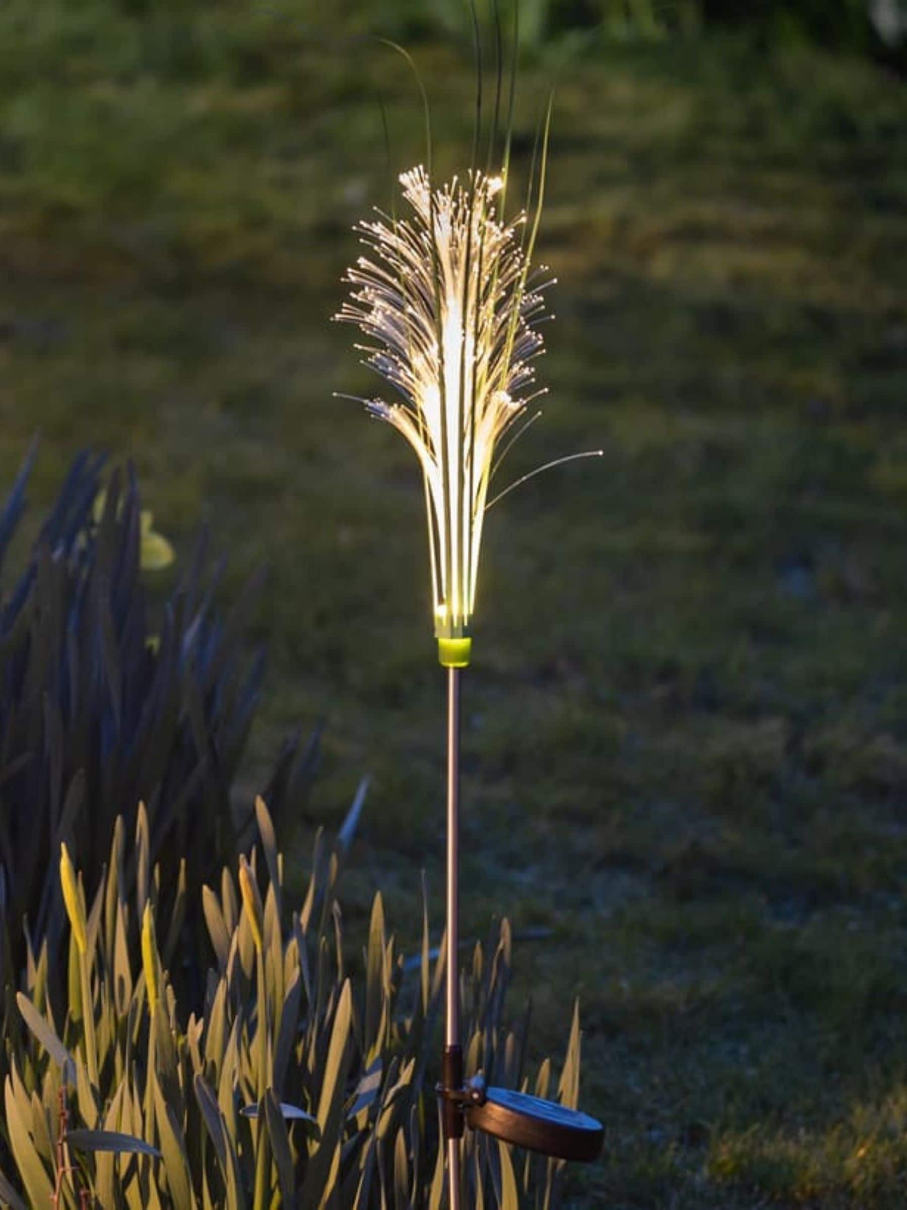 Solar Centre warm white reed fibre optic light 9.5cm, UK version