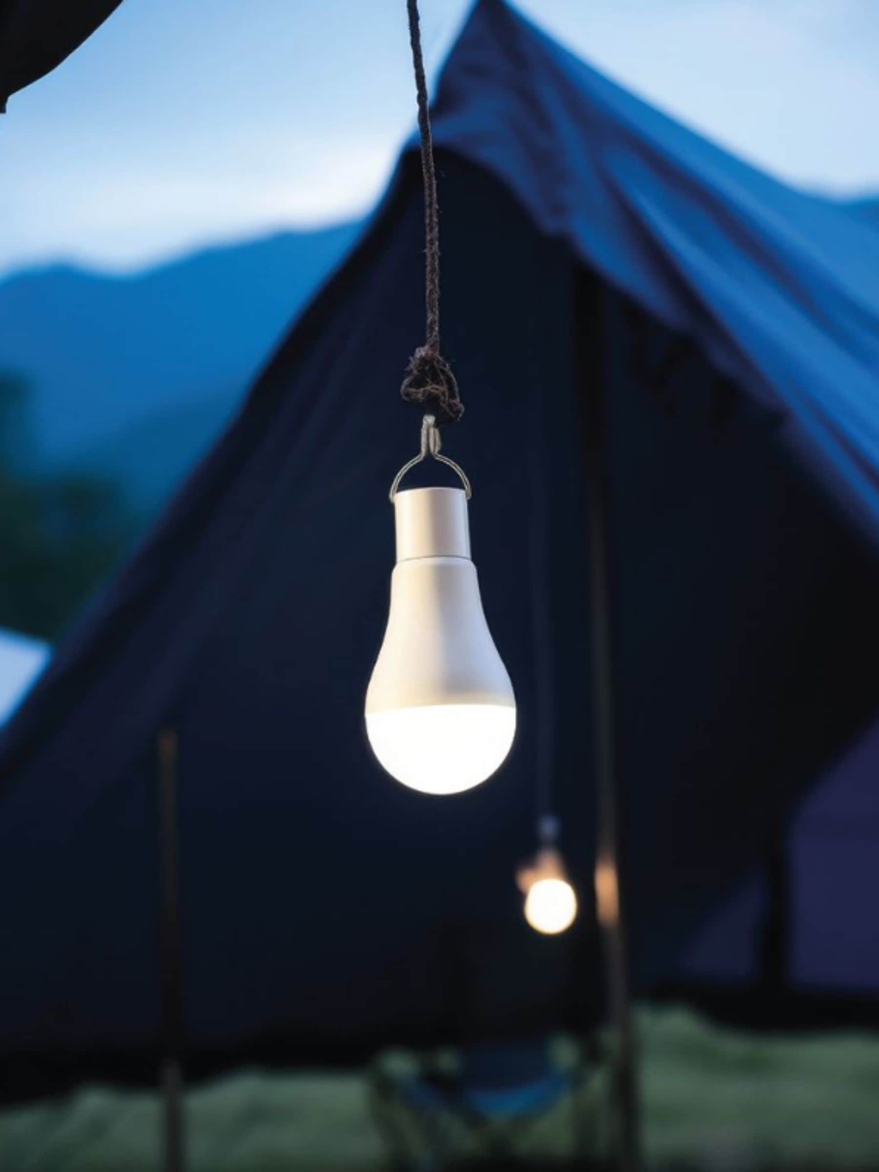 The Solar Centre White Sherwood solar bulb light - British product