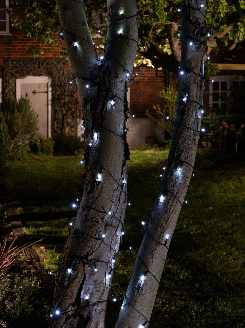 The Solar Centre dual white USB solar fairy lights 100 LED - British product