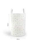 Cuddleco Meadow Large quilted storage basket for nursery - British product