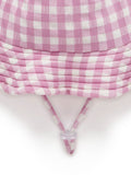 Purebaby pink broad brim swim hat (British brand)
