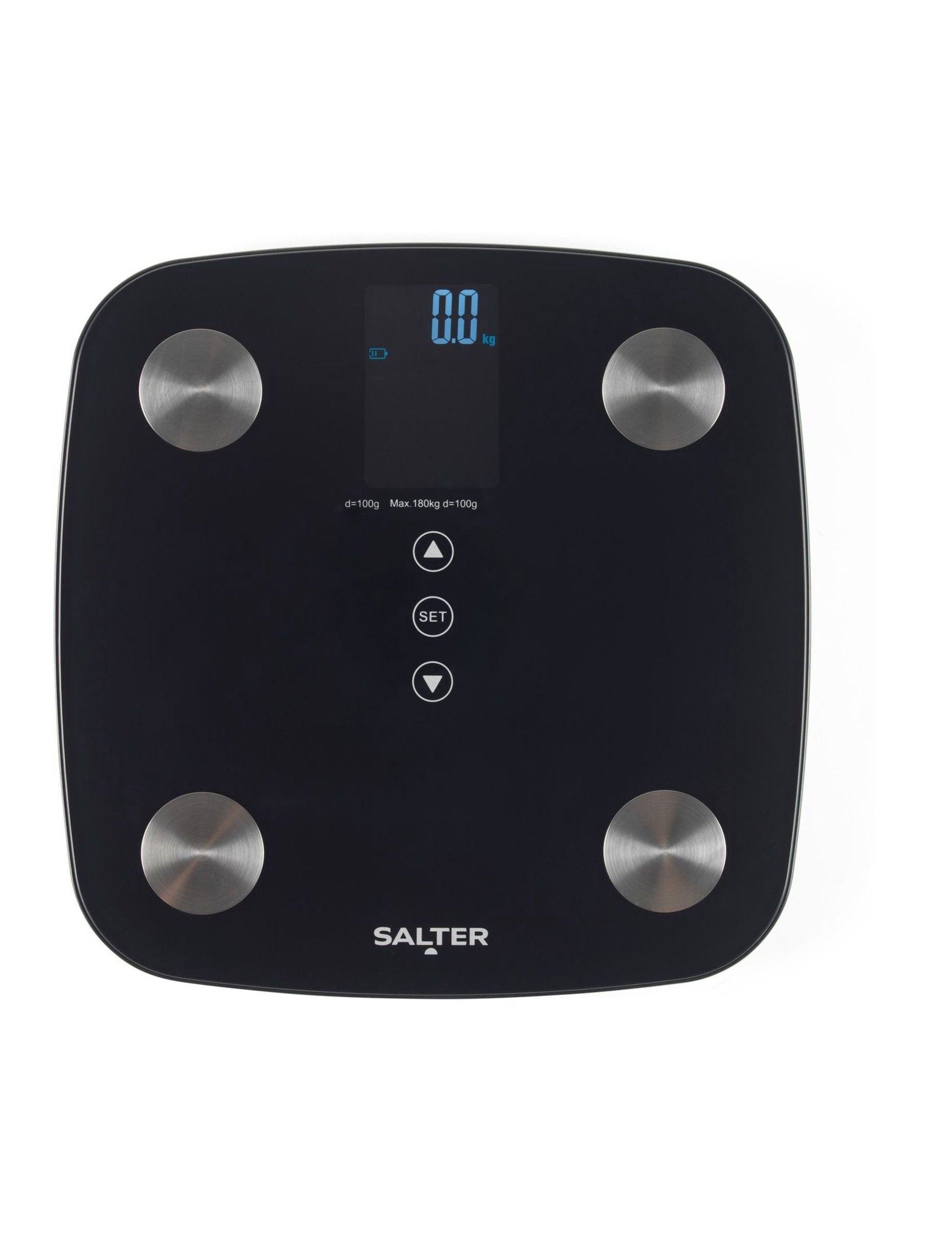 Salter black smart scale LED display - British product
