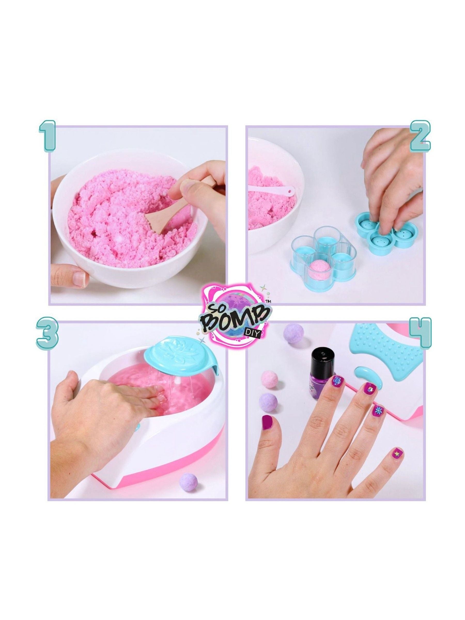 Canal Toys So Bomb DIY hand spa and nail salon kit, UK version