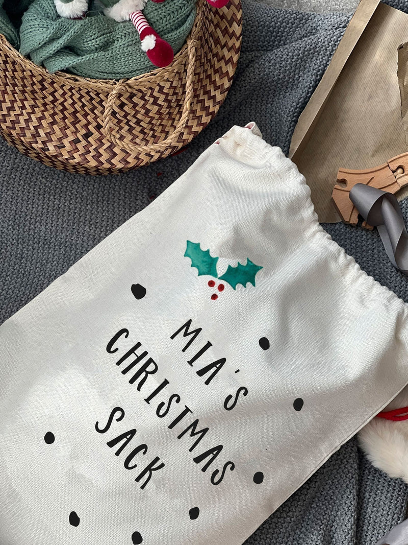 Solesmith personalised Santa sack large, UK version