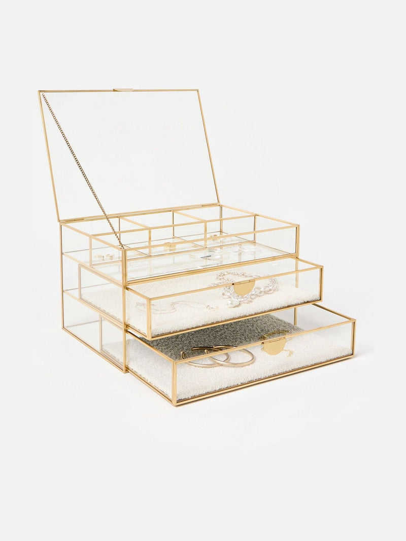 Oliver Bonas tiered jewellery box large (British brand)
