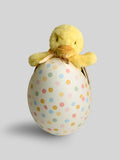 JoJo Maman Bébé Yellow Dilly Chick plushie in egg 15cm - British product