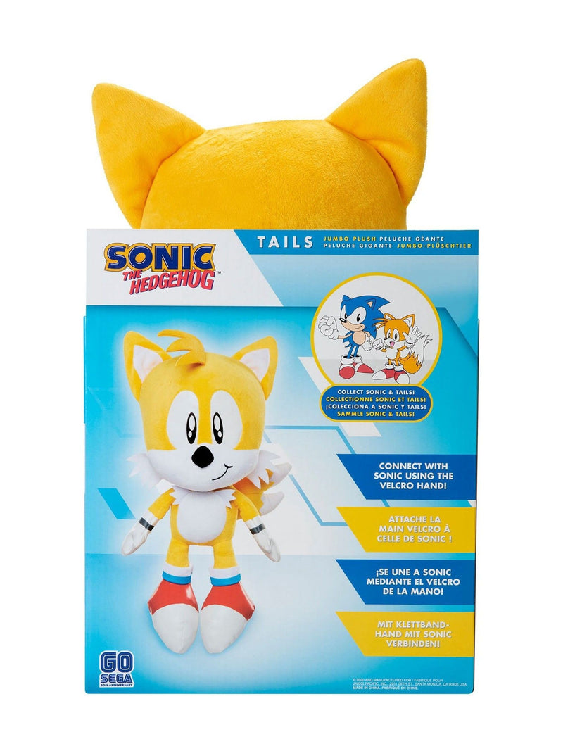 Jakks Pacific Sonic Tails jumbo plush toy 30.5cm, UK version