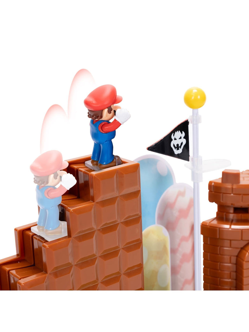 Jakks Pacific Super Mario Level End Playset with castle (British brand)
