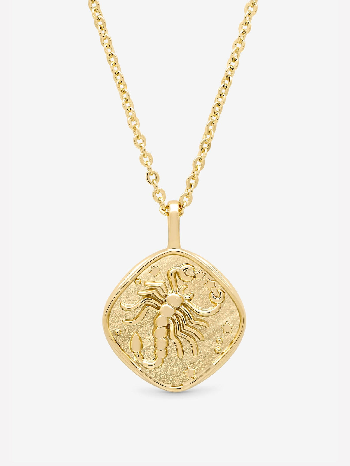 Jon Richard 18ct gold plated Scorpio pendant, UK version