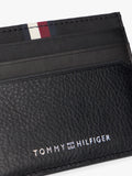 Tommy Hilfiger black business card holder leather - British product