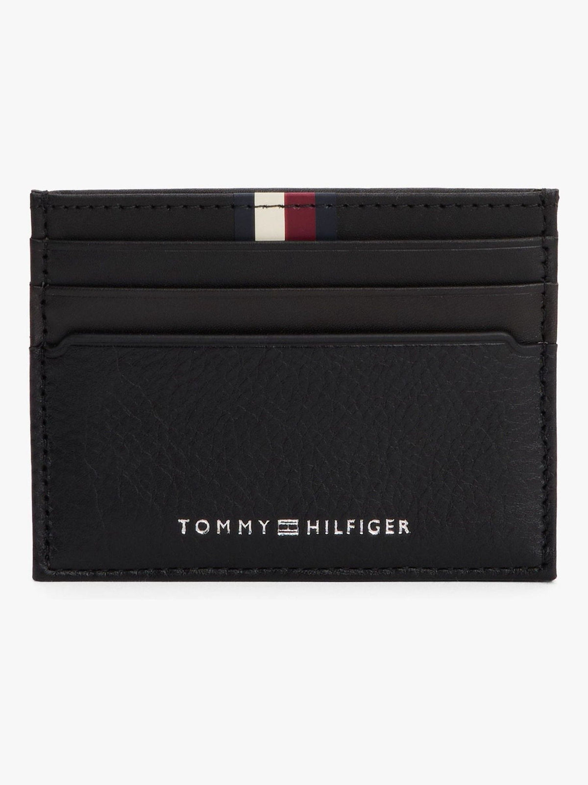 Tommy Hilfiger black business card holder leather - British product
