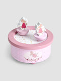 JoJo Maman Bébé light pink fairy mouse music box - British product