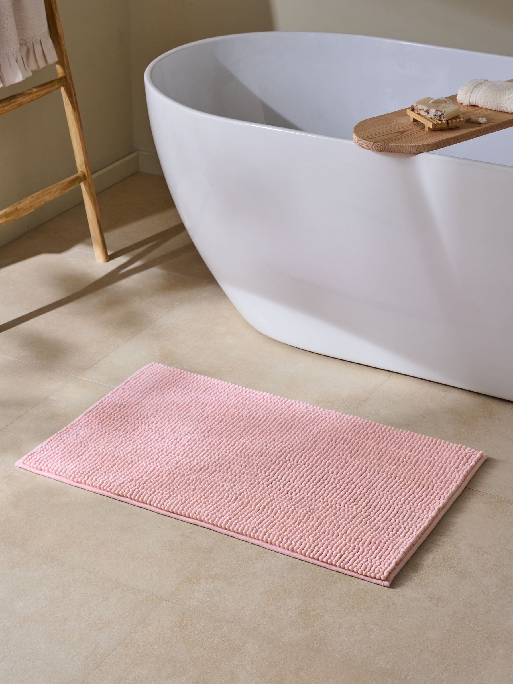 Sage Green Bobble Bath Mat