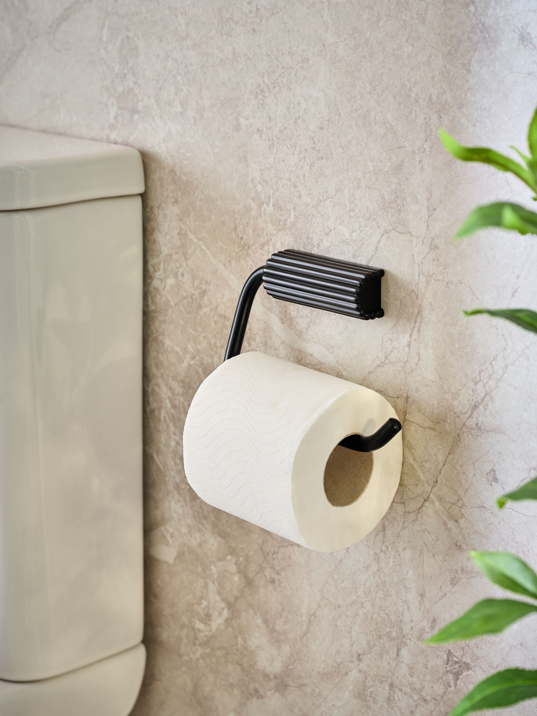 Black Toilet Roll Holder