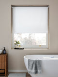 White Ready Made Printed Texture Moisture Resistant Roller Blinds