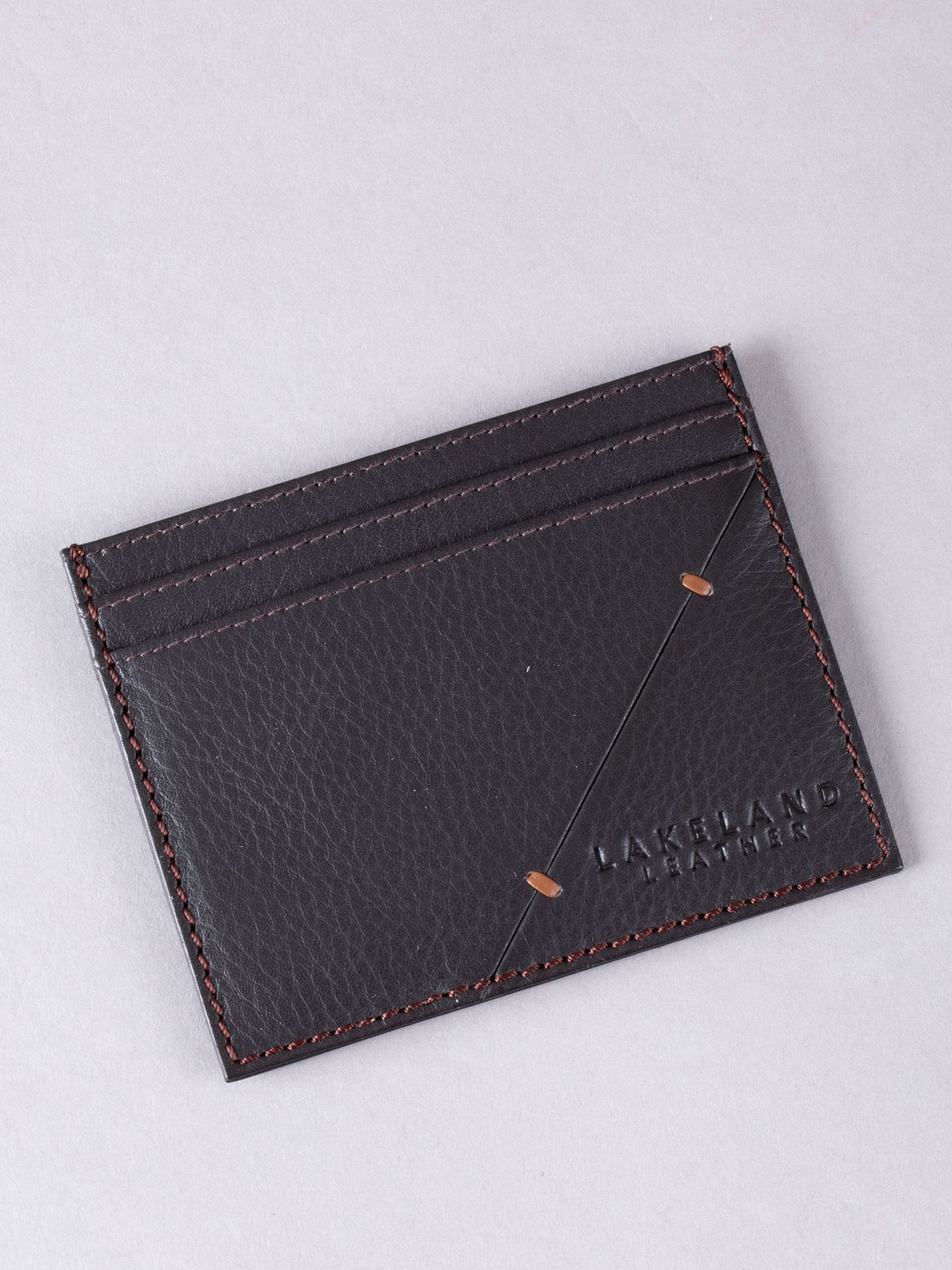 Lakeland Leather brown Allerdale card holder, UK version